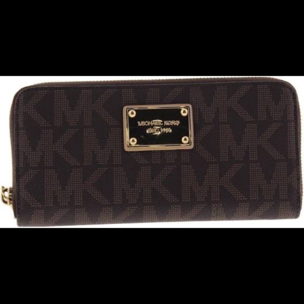 Jet Set Logo-Print Wallet - Michael Kors - NWOT
